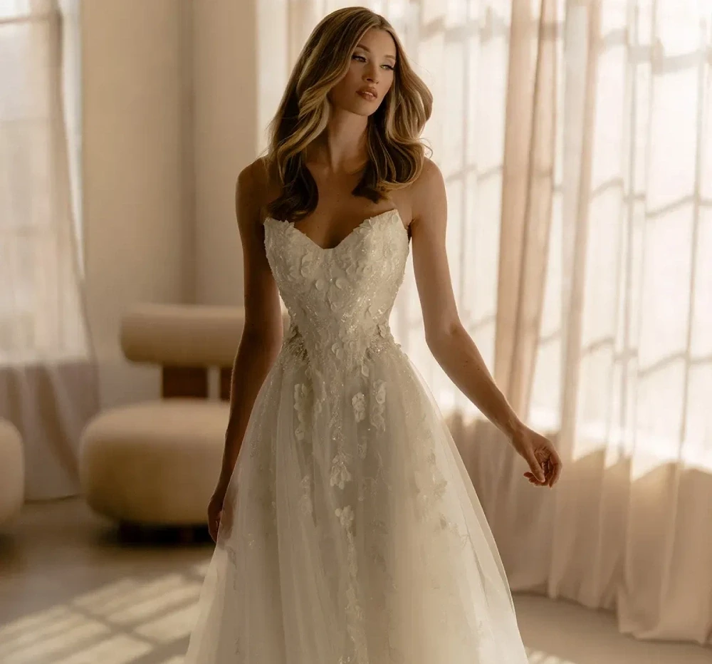 Model wearing a Martina Liana Bridal Gown