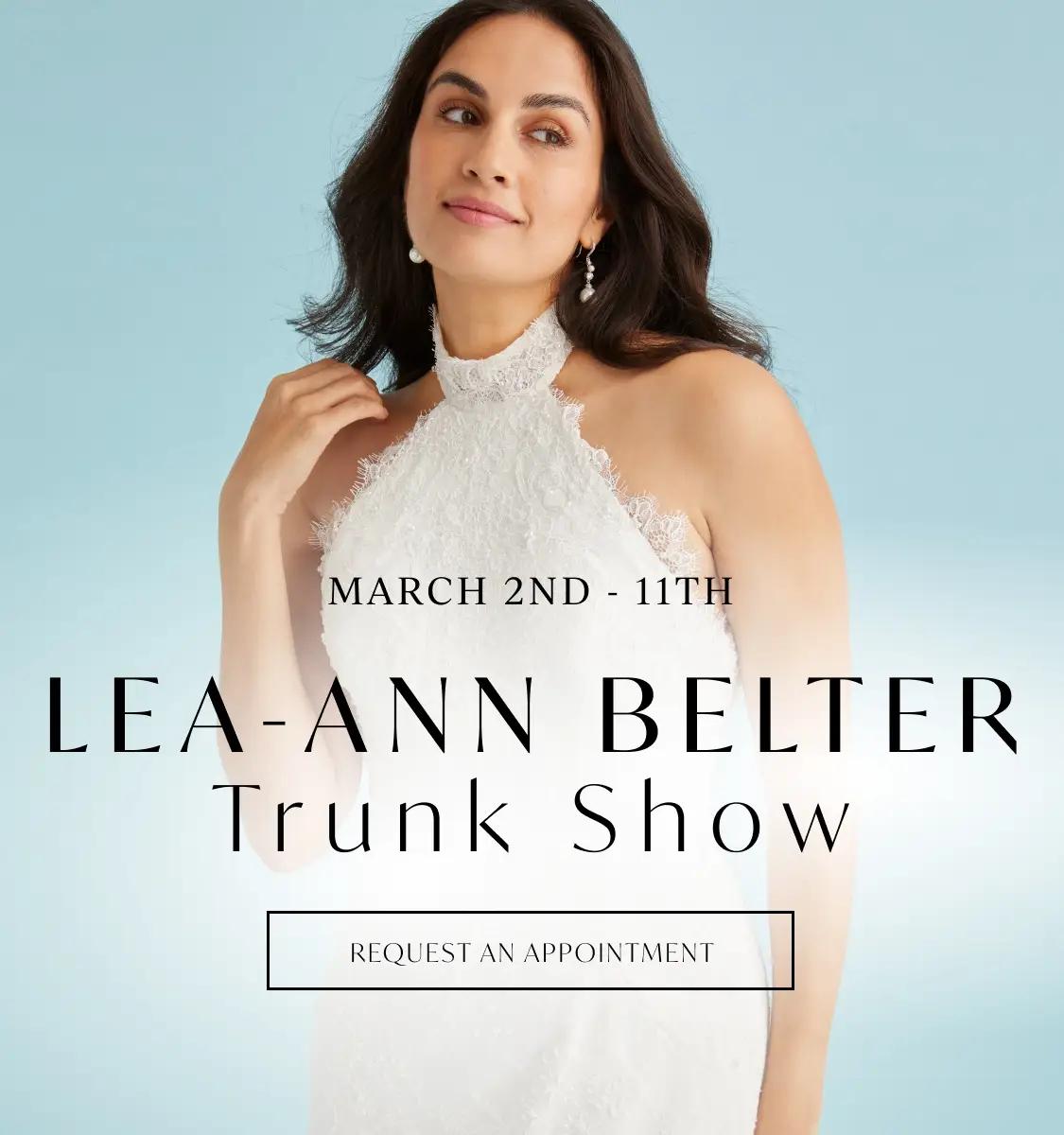 Lea-Ann Belter Trunk Show banner mobile